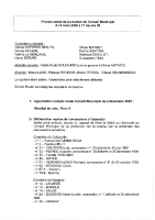 Procès Verbal – Conseil Municipal (09-03-26)